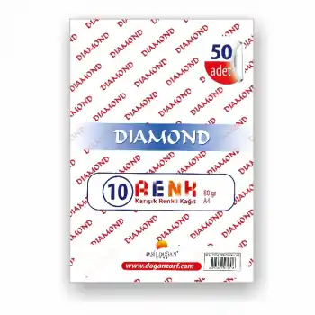DIAMOND A4 50 Lİ RENKLİ KAĞIT 80 GR.M-50303