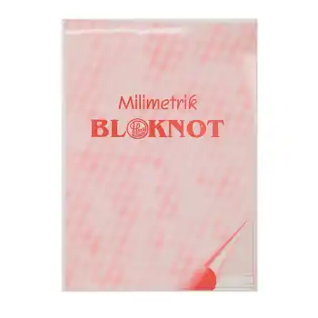 DİLMAN A3 KIRMIZI MİLİMETRİK BLOKNOT