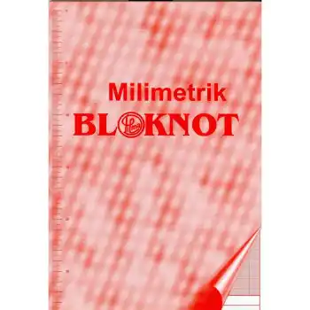 DİLMAN A4 KIRMIZI MİLİMETRİK BLOK