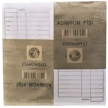 DİLMAN ADİSYON FİŞİ OTOKOPİLİ 2 NÜSHA