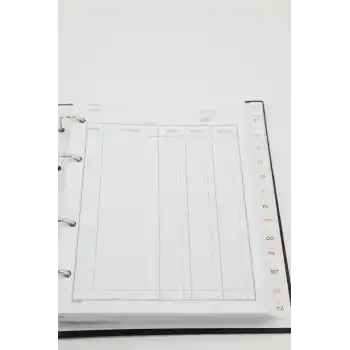 DİLMAN CARİ HESAP KLASÖR YEDEĞİ A5 100 LÜ