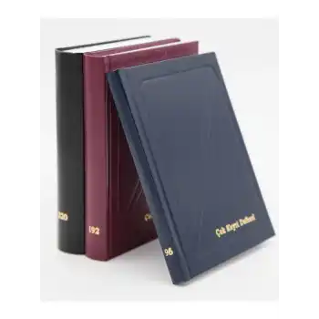 DİLMAN ÇEK KAYIT DEFTERİ 12X17 192 YP. CİLTLİ