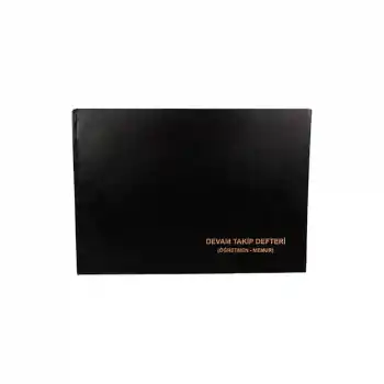 DİLMAN DEVAM TAKİP DEFTERİ (ÖĞRETMEN-MEMUR) CİLTLİ YAN 96 YP.