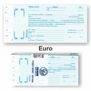 Dilman Euro Senet Koçanı 100 Lü