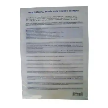 DİLMAN KAZA TESPİT TUTANAĞI OTOKOPİLİ