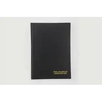DİLMAN OKUL AİLE BİRLİĞİ KARAR DEFTERİ 96 YP. CİLTLİ