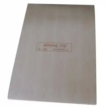 Dilman Sipariş Fişi 5/50 2 N Otokopili