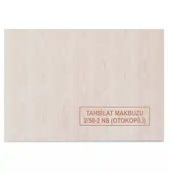 DİLMAN TAHSİLAT MAKBUZU 2/50 2 N OTOKOPİLİ