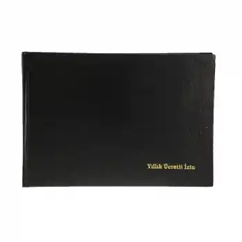 DİLMAN YILLIK İZİN DEFTERİ 192 YP. 20X28 CİLTLİ