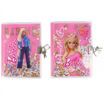DOLPHIN B-804 BARBIE PULLU KİLİTLİ HATIRA DEFTERİ