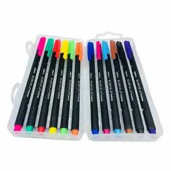 DONGA HEXAPLUS 12 Lİ FİBER UÇLU KALEM