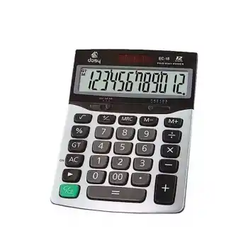 DOSY HESAP MAKİNASI MAKSİ BOY EC-18 (POSTİT HEDİYE)