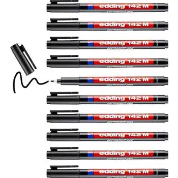 EDDİNG 142 M SİYAH PERMANENT KALEM