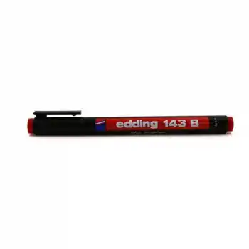 EDDİNG 143 B KIRMIZI PERMANENT KALEM