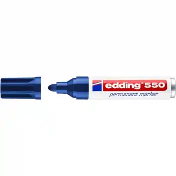 EDDİNG 550 MAVİ UÇ MARKER KALEM