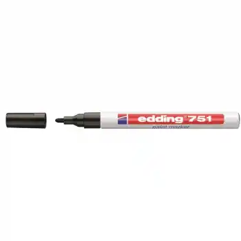 EDDİNG 751-01 SİYAH MARKER KALEMLERİ