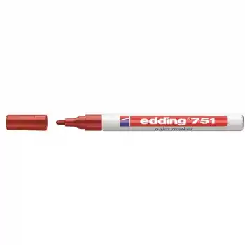 EDDİNG 751-02 KIRMIZI MARKER KALEMLERİ