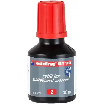 EDDİNG BT30 KIRMIZI TAHTA KALEMİ MÜREKKEBİ 30 ML