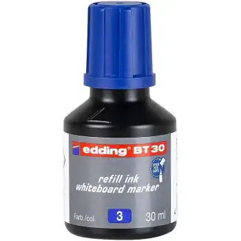 EDDİNG BT30 MAVİ TAHTA KALEMİ MÜREKKEBİ 30 ML