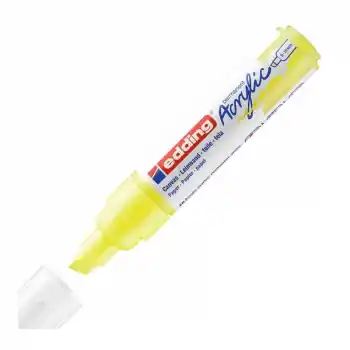 EDDİNG KALIN UÇLU AKRİLİK MARKÖR FOSFORLU SARI ED5000065