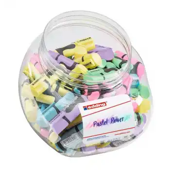 EDDİNG MİNİ PASTEL FOSFORLU KALEM 10099PAS