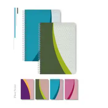 Elma Floor 17x24 120 Yp Çizgili Spiralli Sert Kapak Defter