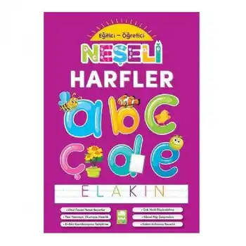 Ema Çocuk Neşeli Harfler Etkinlik Kitabı