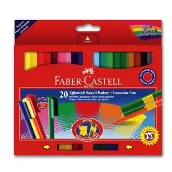 FABER 20 RENK EĞLENCELİ KEÇELİ KALEM 68112000