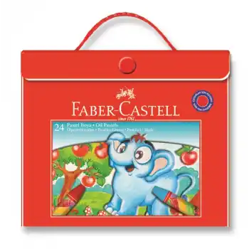 FABER 24 RENK ÇANTALI PASTEL BOYA 52811251250