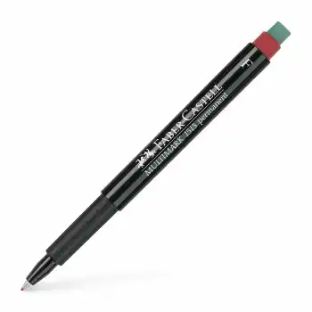 Faber (f) Kırmızı Permanent Kalem 151321