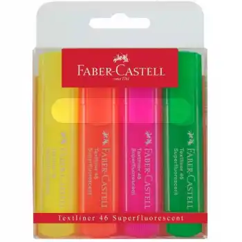 FABER FOSFORLU KALEM 4 LÜ ŞEFFAF GÖVDE 154604