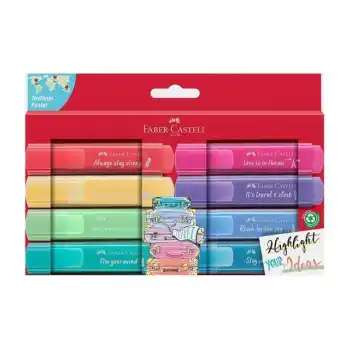 FABER FOSFORLU KALEM K 46 PASTEL RENK 8 Lİ 3025462600