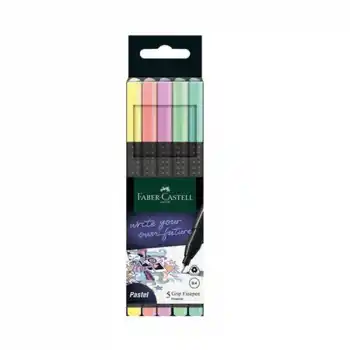 FABER GRIP FİNEPEN PASTEL 5 Lİ 20151602