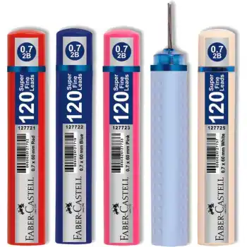 FABER GRIP MİN 0.7 MAVİ 60 MM 120 Lİ TÜP 127722