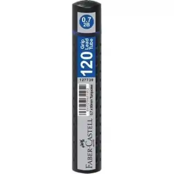 FABER GRIP MİN 0.7 SİYAH 60 MM 120 Lİ TÜP 1277400