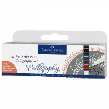 Faber Pıtt Kaligrafi Kalem 4 Lü Set 167504