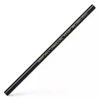 FABER PITT MONOCHROME NATUREL KÖMÜR KALEM SİYAH YUMUŞAK 117403