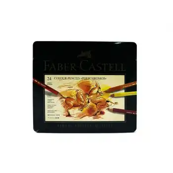 FABER POLYCHROMOS 24 RENK KURU  BOYA 110024