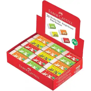 Faber Şövalye Silgi Canlı 30 Lu 000007