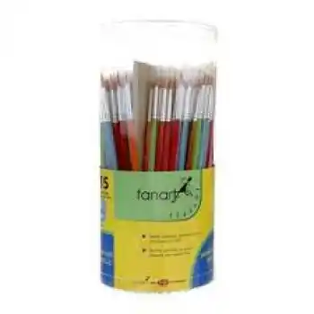 FANART ACADEMY SERİ 535B SENTETİK KIL YUV.FIRÇA SİYAH 144 LÜ SET NO:2-4-6