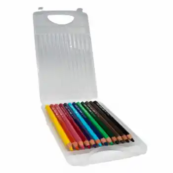 FATİH 12 RENK JUMBO KURU BOYA ÇANTALI 33430