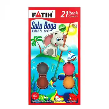FATİH 21 RENK SULU BOYA K-21 YENİ 907