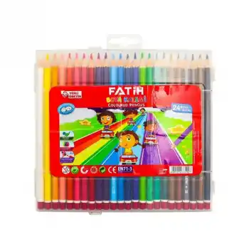 FATİH 24 RENK ÇANTALI KURU BOYA 33290