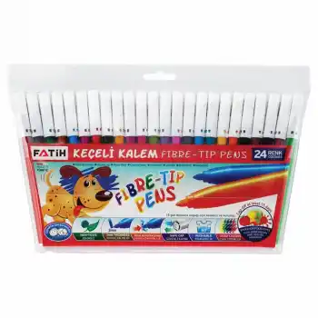 FATİH 24 RENK KEÇELİ KALEM TAKIM 34050
