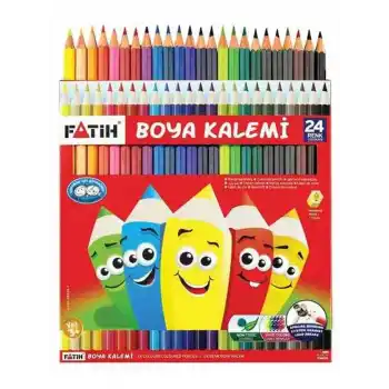 FATİH 24 RENK TAM BOY KURU BOYA 33225