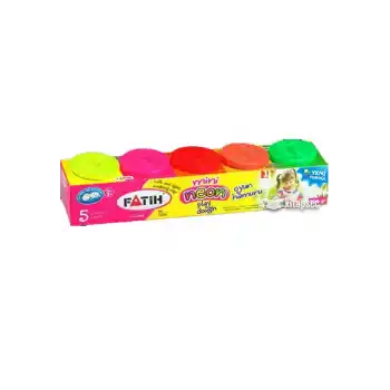 FATİH 5 RENK NEON MİNİ OYUN HAMURU FA50620OH5RN