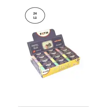 FATİH FS24 PASTEL RENKLİ SİLGİ 24 LÜ 36035