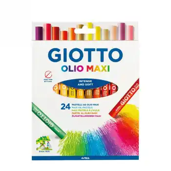 GIOTTO 293800 YAĞLI 24 RENK PASTEL BOYA