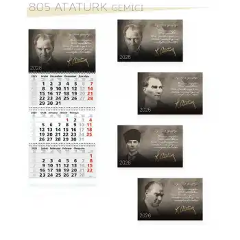 GIPTA ATATÜRK BRİSTOL GEMİCİ TAKVİMİ A05BRS