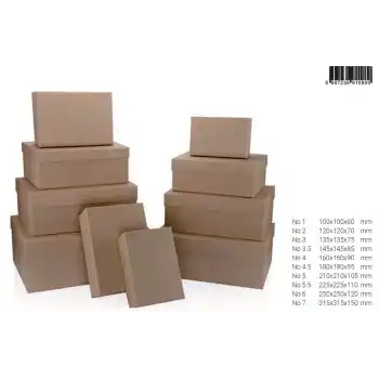 GIPTA BX0900 YOUR CRAFT DİKDÖRTGEN 10 KUTU SET